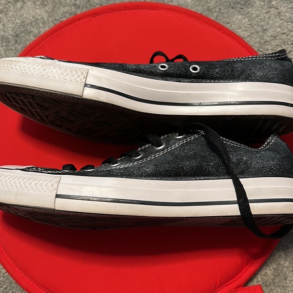 Convese All Star black acid wash sneakers - Picture 2 of 7